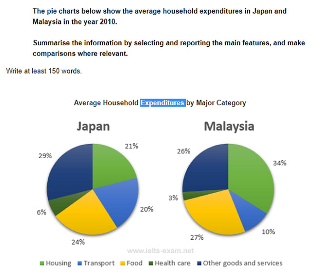 pie chart essay task 1